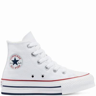 Gyerek Converse Color EVA Platform Chuck Taylor All Star Magasszárú Cipő CO9467105 Fehér/Sötét Piros